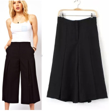 2015 Latest Summer Wide Leg Women Chiffon Short Pants